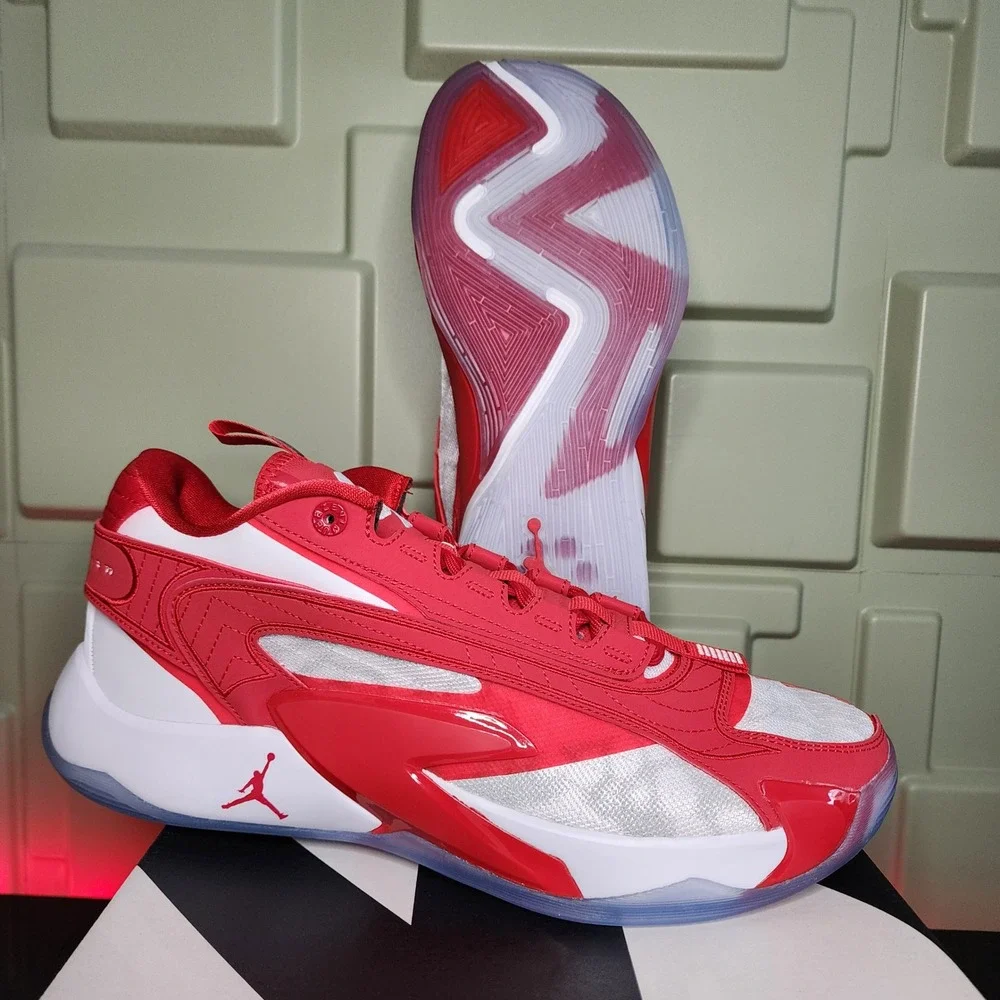 Jordan Luka 2 TB Basketball Shoes Mens 11.5 University Red White FN7400-160 New